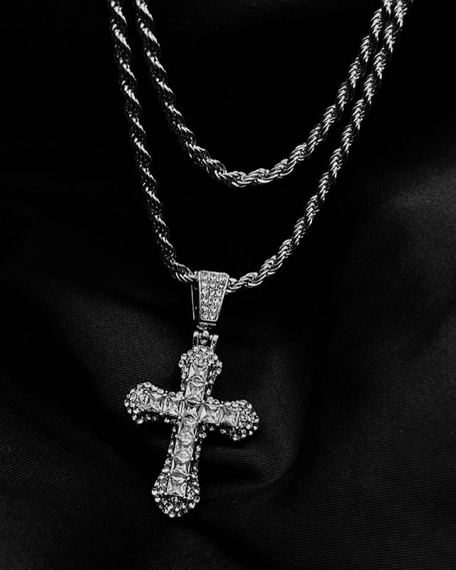 Iced Out Cross Neckchain