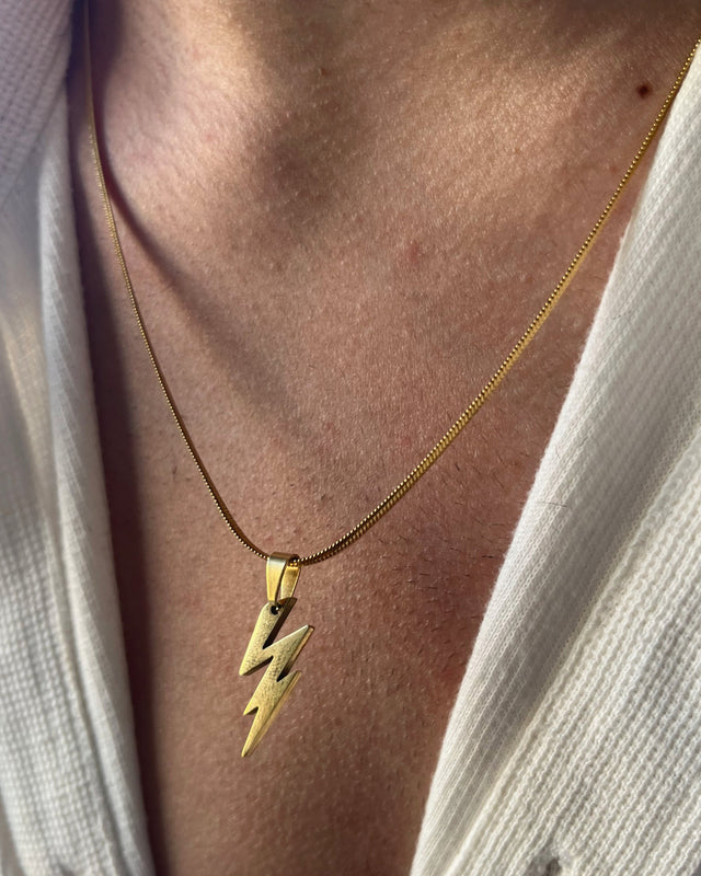 Golden Thunder Chain (Stainless Steel Pendant)