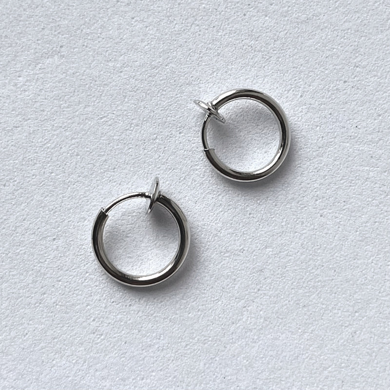 Non-Pierced Hoops (Pair)