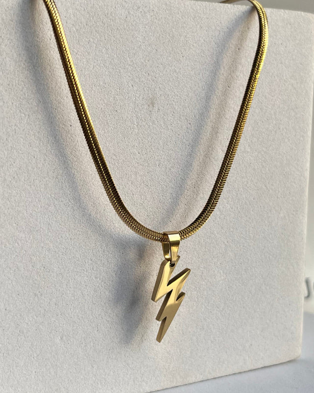 Golden Thunder Chain (Stainless Steel Pendant)