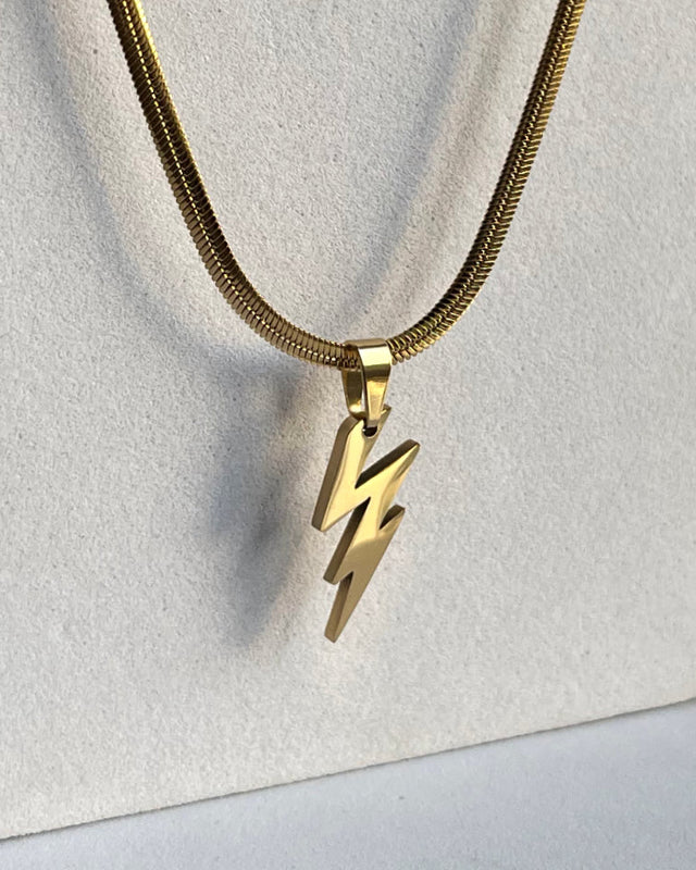 Golden Thunder Chain (Stainless Steel Pendant)