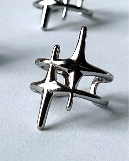 Twin Star Ring
