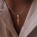 Dagger Pendant Chain (Golden)