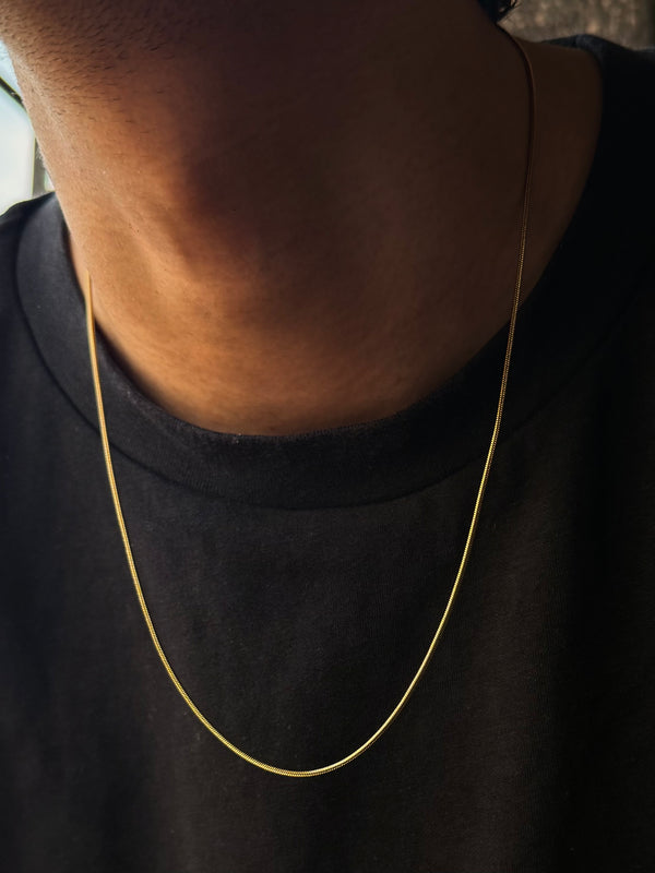 Golden Link Chain (1mm)