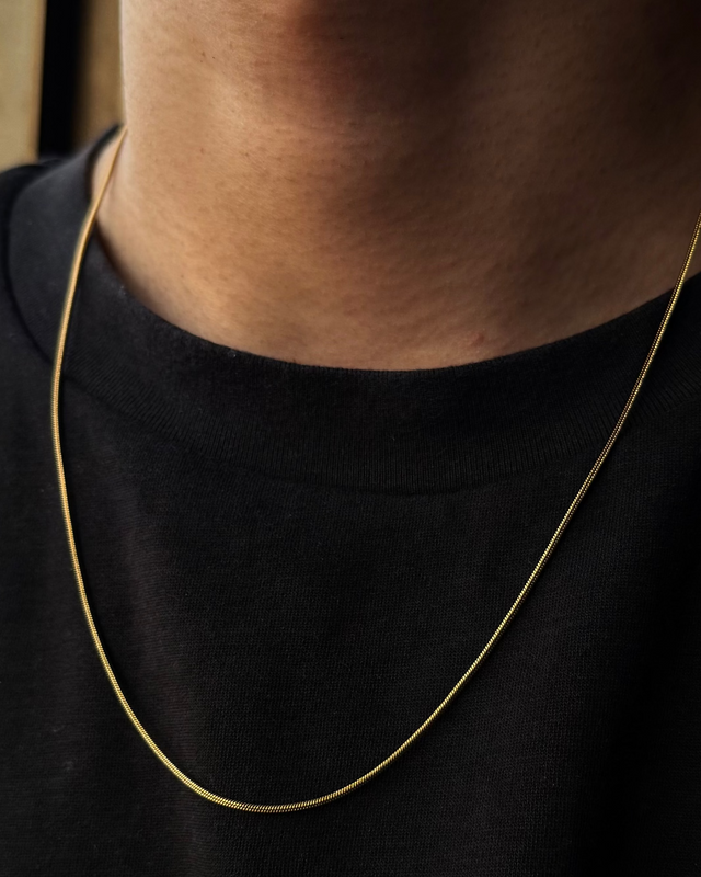 Golden Link Chain (1mm)