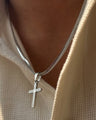 Trinity Cross Chain - Silver (Stainless Steel Pendant)